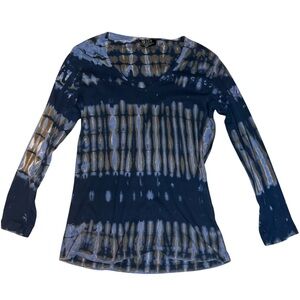 Tryst Tie-Dye Long Sleeve Cotton Top